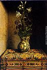 Hans Memling Canvas Paintings - Marian Flowerpiece